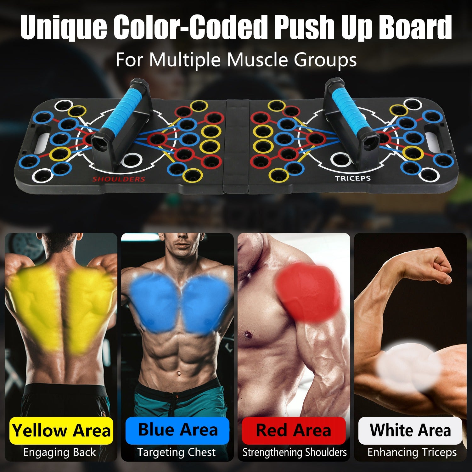 Color-Coded Push-Up Board